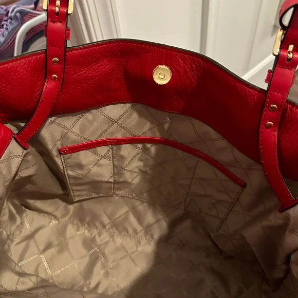 AUTHENTIC Michael Kors “Lenox” Large Pebble Leather Tote, NWOT - Picture 11 of 15